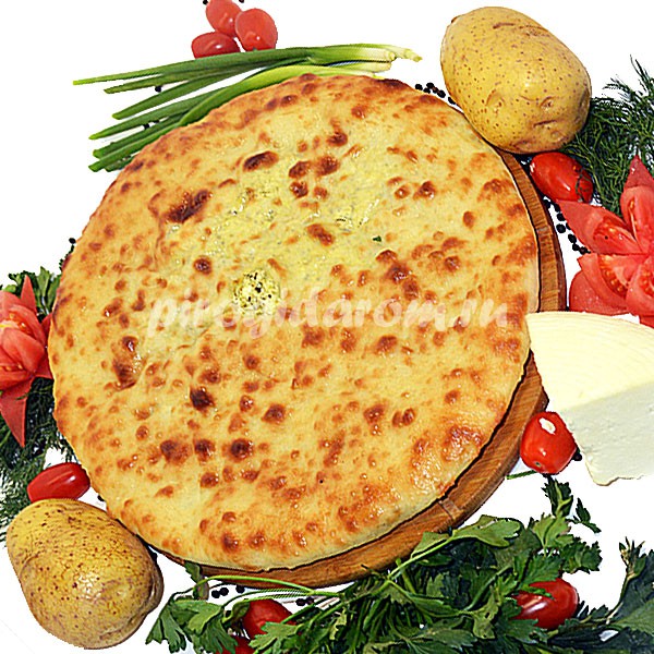 Осетинский пирог с картофелем и сыром